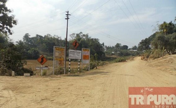 Kamalpur: PMGSY embezzlement saga continues, maximum roads are left without full construction Kamalpur: PMGSY embezzlement saga continues, maximum roads are left without full construction